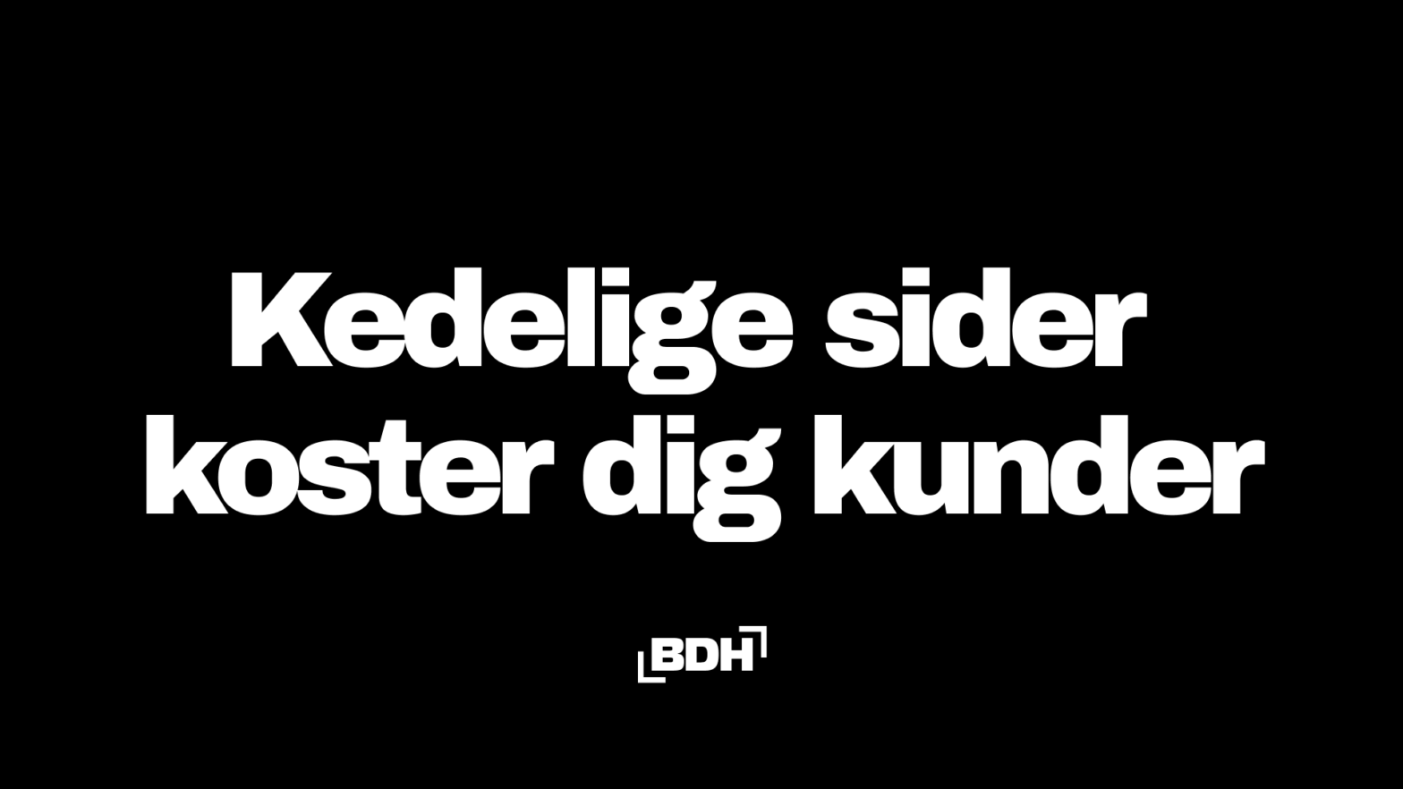 Blogindlæg: Kedelige sider koster dig kunder